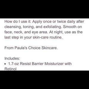 Paula’s Choice Makeup - NEW-Paula’sChoiceRESIST BarrierRepair Moisturizer Paula’s Choice Makeup - NEW-Paula’sChoiceRESIST BarrierRepair Moisturizer
